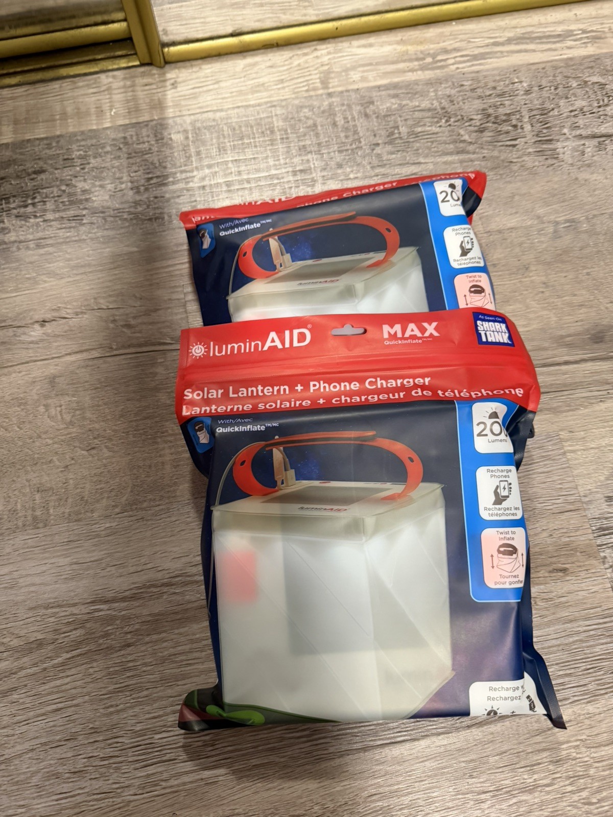 Set of 2 LuminAID MAX 2-in-1 Solar Lantern & Phone Charger