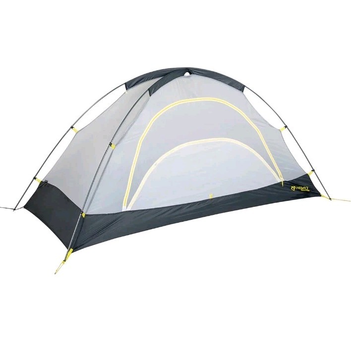 Nemo Atom Osmo Backpacking Tent 1 Person, 3Season BIRCH/BUD Motorcycle Camp