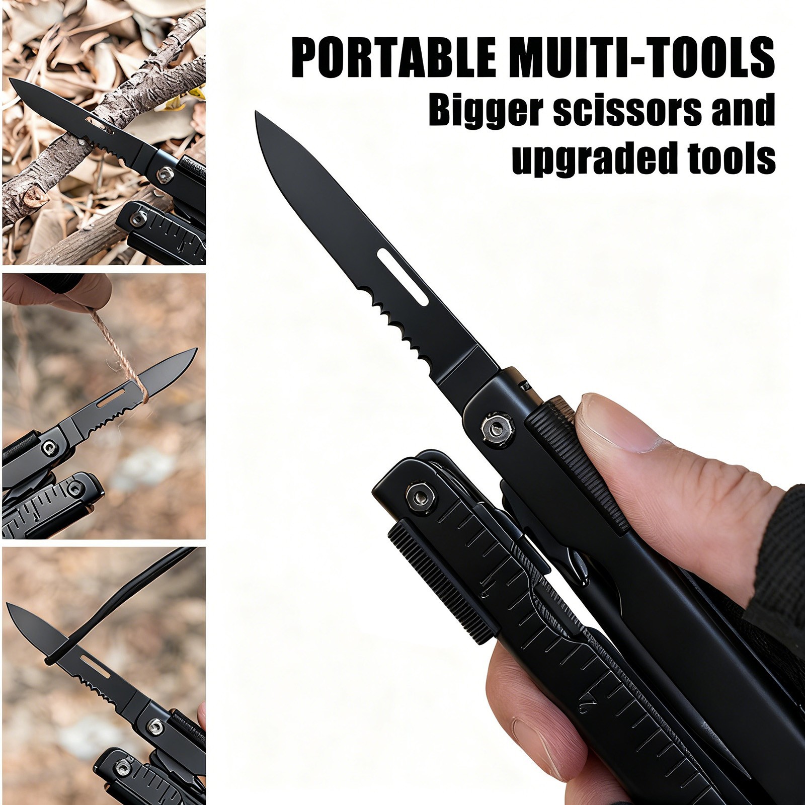 Stainless Steel Multi Tool Pliers, portable camping tool pliers, Gifts for Men