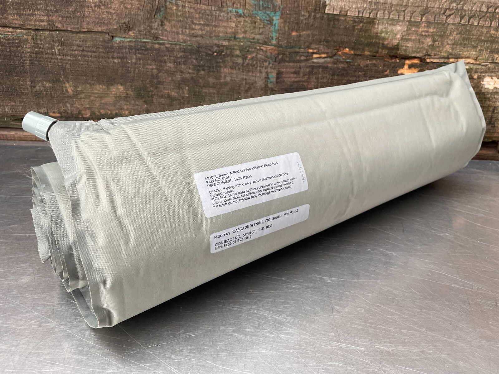 Therm-a-rest Self Inflating Camping Backpacking Sleep Mat Pad 72x20x1 Military