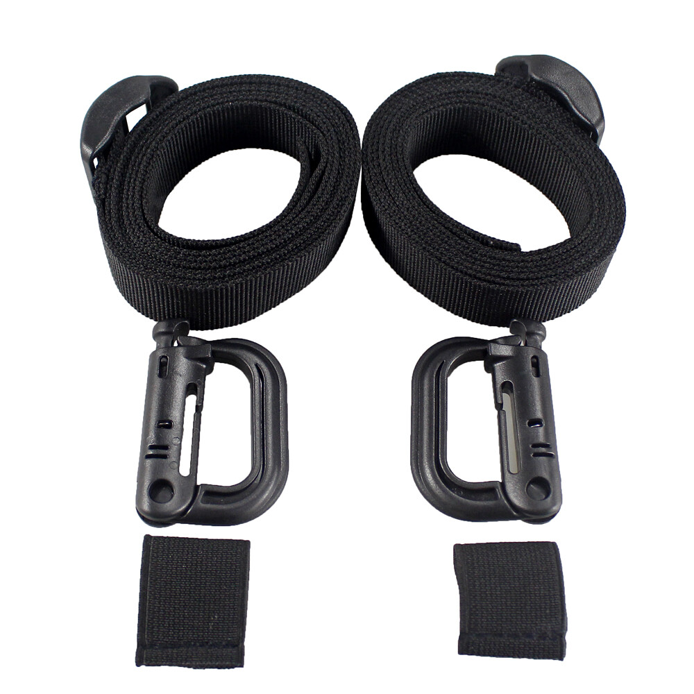 2Pcs 1inch Heavy Duty Molle Utility Nylon Strap with Buckle Backpack Accessory