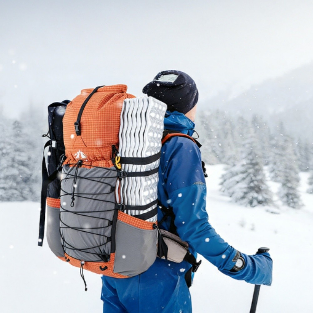 Internal Frame Camping Backpack 70L Lightweight Hiking Pack with Rain Cover