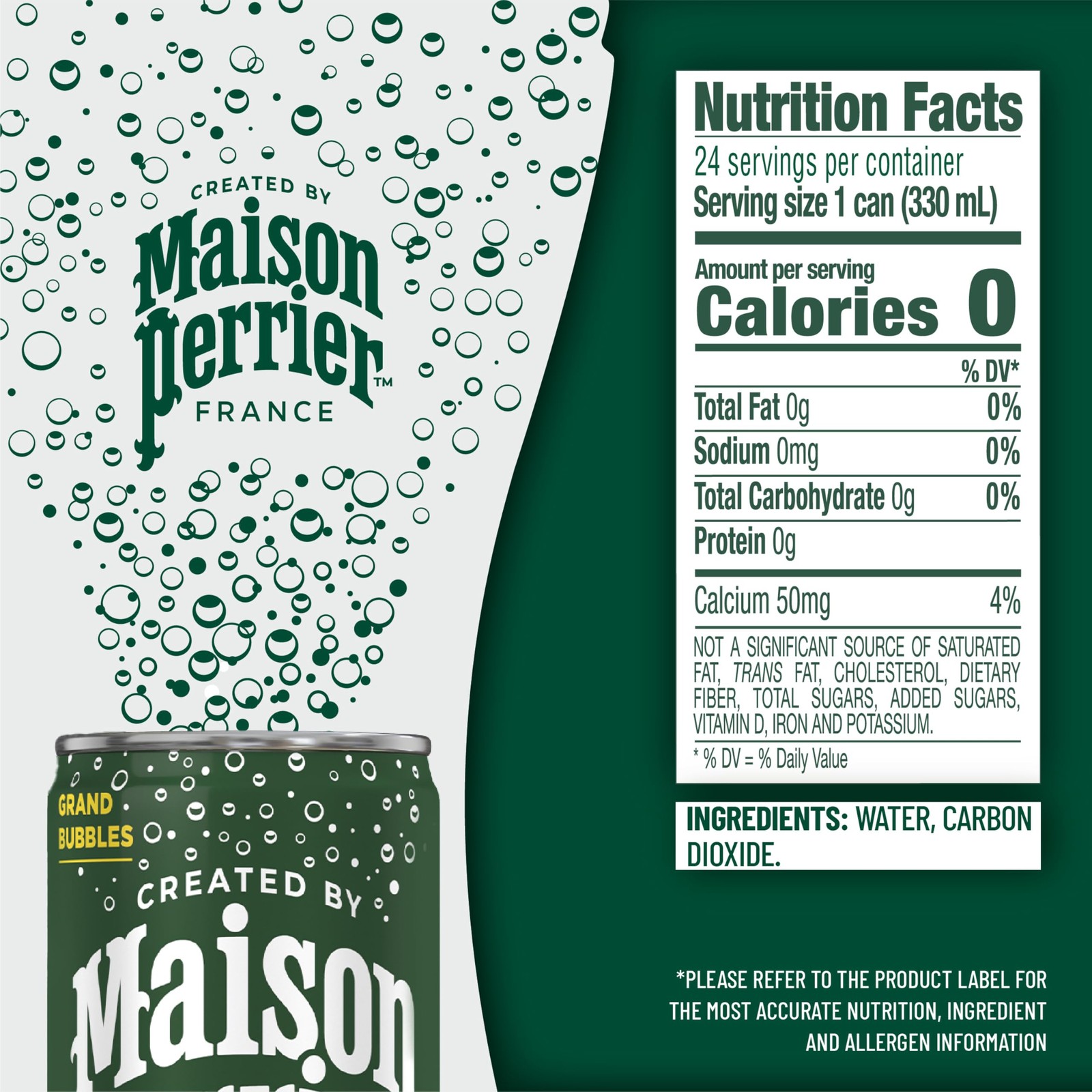 Maison Perrier Ultimate Sparkling Water, 11.15 Fl Oz Cans, 8 Count, 3 Pack