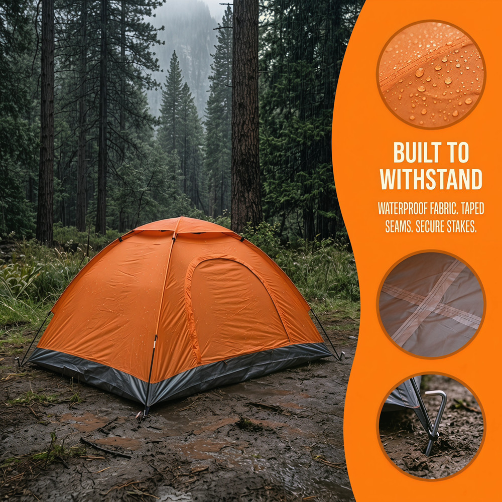 1 Person Waterproof Camping Tent Backpacking Dome Shelter Lightweight Hiking