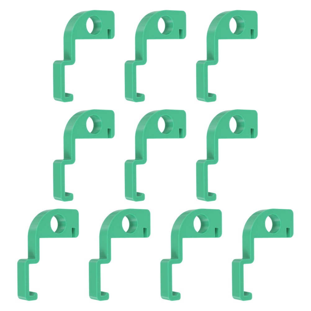 10Pcs Reusable Trash Bin Spacer Clips Green Pla Airflow Holders for Trash Cans
