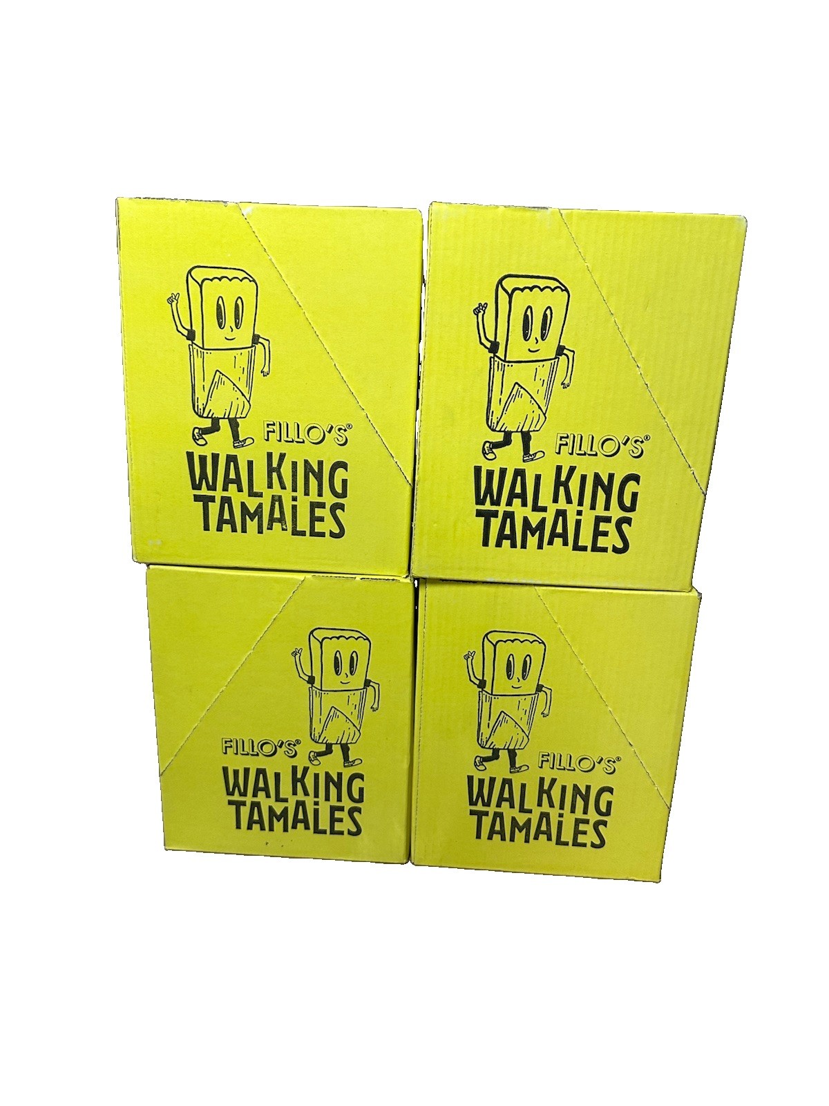 4X Fillo’s Walking Tamales Savory Variety 7-Pack 4oz Verde/Roja/Habanero