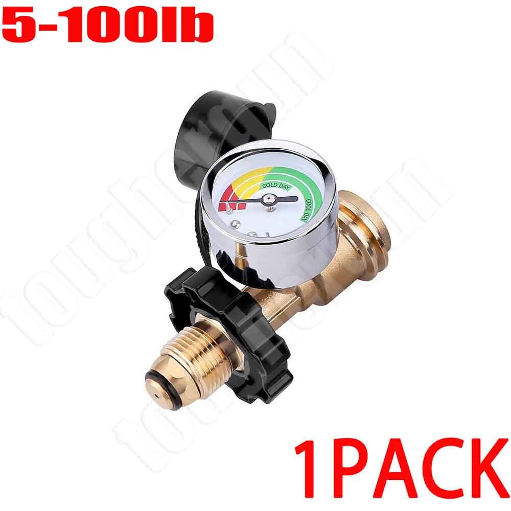 2PCS LP Upgraded Propane Tank Gauge Level Indicator for 5-100lb QCC1 Connect BBQ