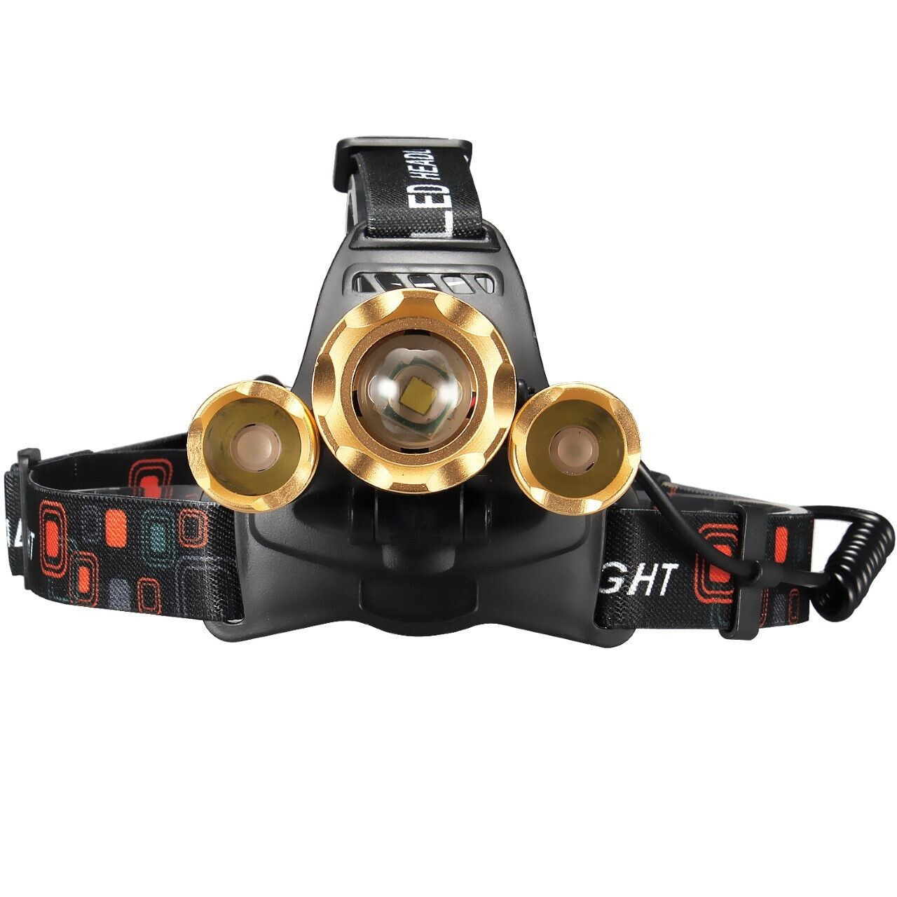 990000LM LED Headlamp Rechargeable Headlight Zoomable Head Torch Lamp Flashlight