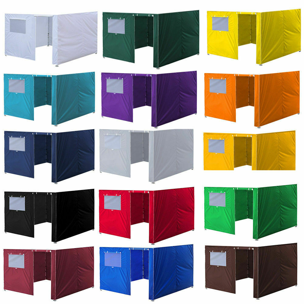 10×10 Enclosure Zipper Side Walls Kit Panels For EZ Pop Up Canopy Gazebo Tent