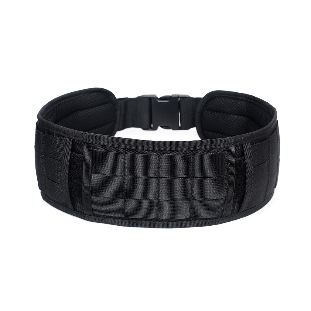 Outdoor Padded Tactical MOLLE Battle Belt, Shooting Belt for Hunting Airsoft CS