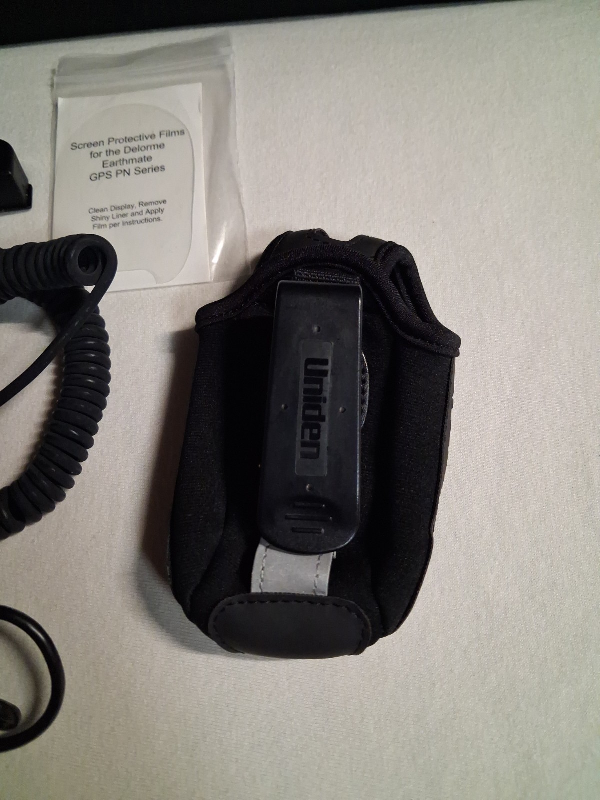 DeLorme Earthmate GPS PN-60 Red/Black w/ Carry Pouch & Chargers – Tested ✔️