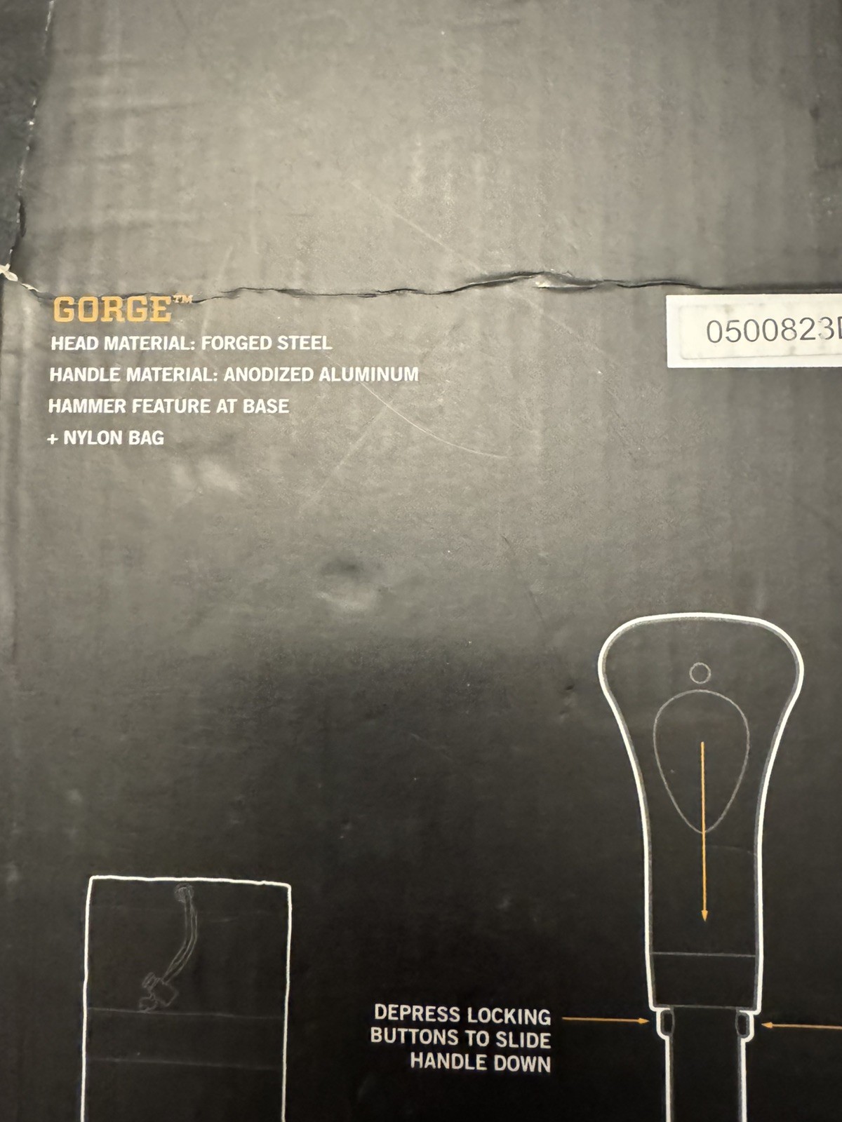 Gerber Gorge Folding Shovel With Nylon Storage Bag Limited lifetime warranty