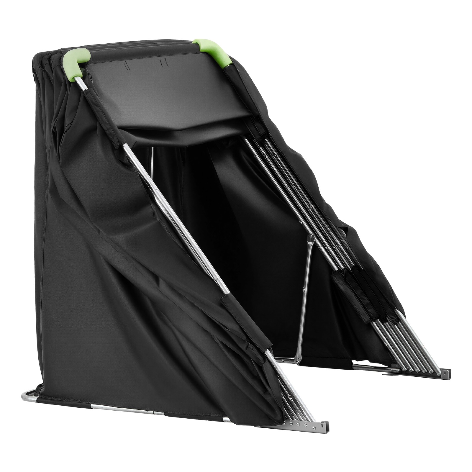 Motorcycle Shelter Shed Cover Storage Tent Flip-Up w/ Lock Safe Garage S L Size