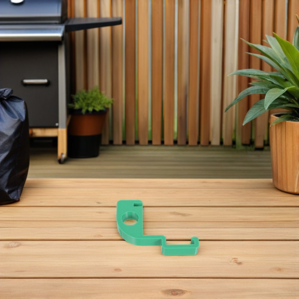 10Pcs Reusable Trash Bin Spacer Clips Green Pla Airflow Holders for Trash Cans