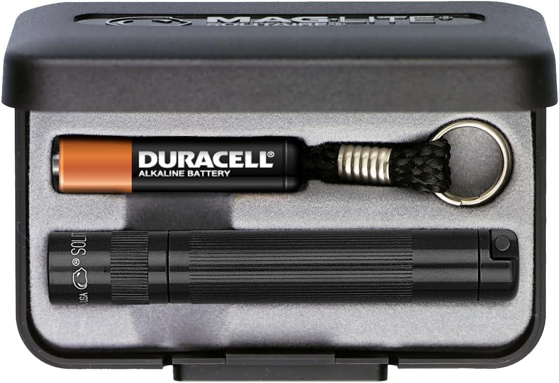 Maglite Solitaire Incandescent 1-Cell AAA Flashlight in Box Black USA