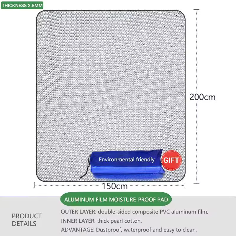 Portable Aluminum Foil Foam Camping Mat | Moisture-Proof Sleeping Pad