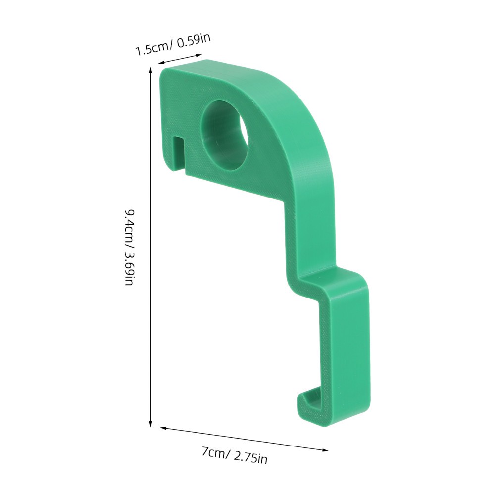 10Pcs Reusable Trash Bin Spacer Clips Green Pla Airflow Holders for Trash Cans