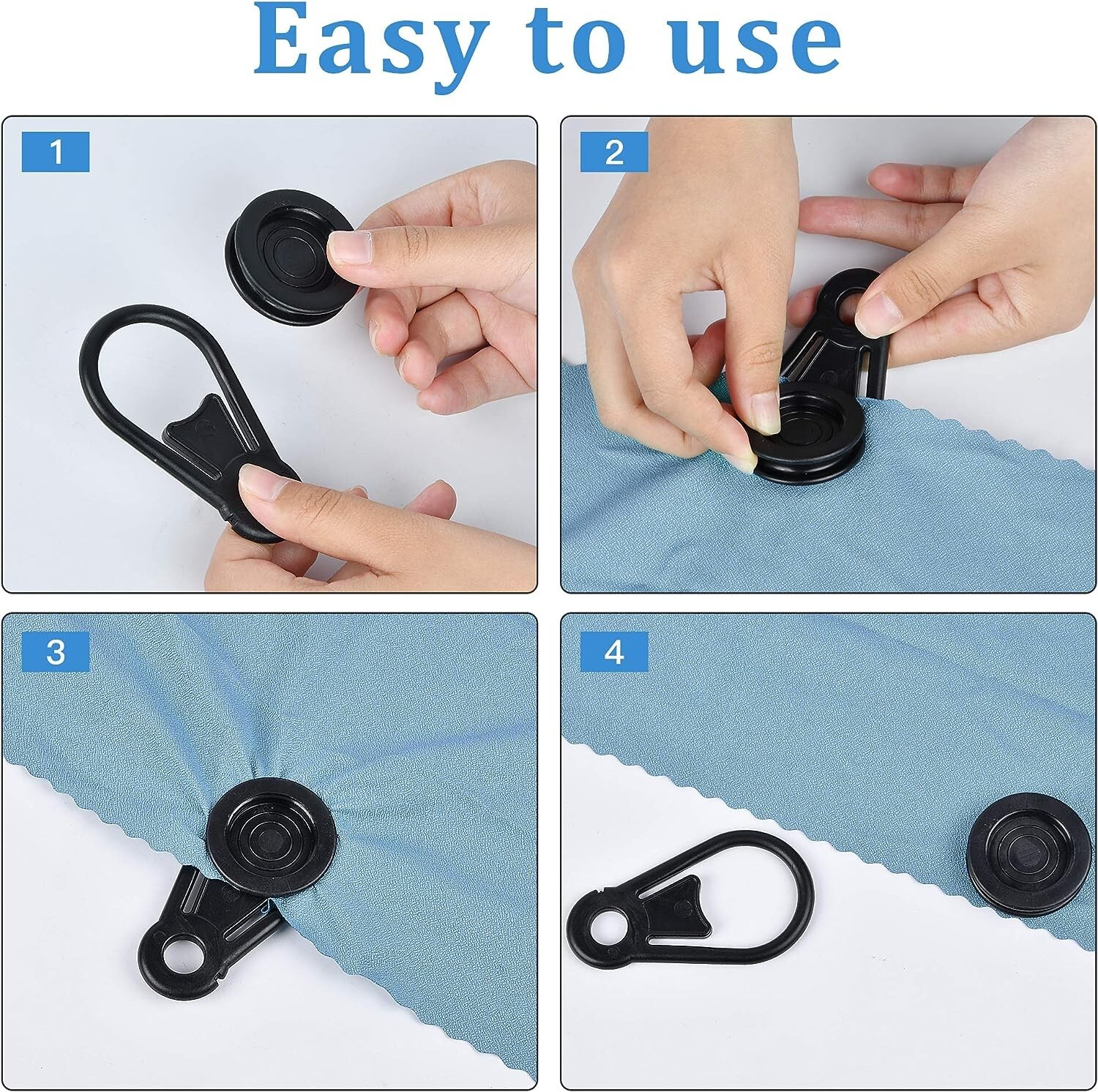 No Wind Beach Shade Accessory Kit (Shade Not Included)
