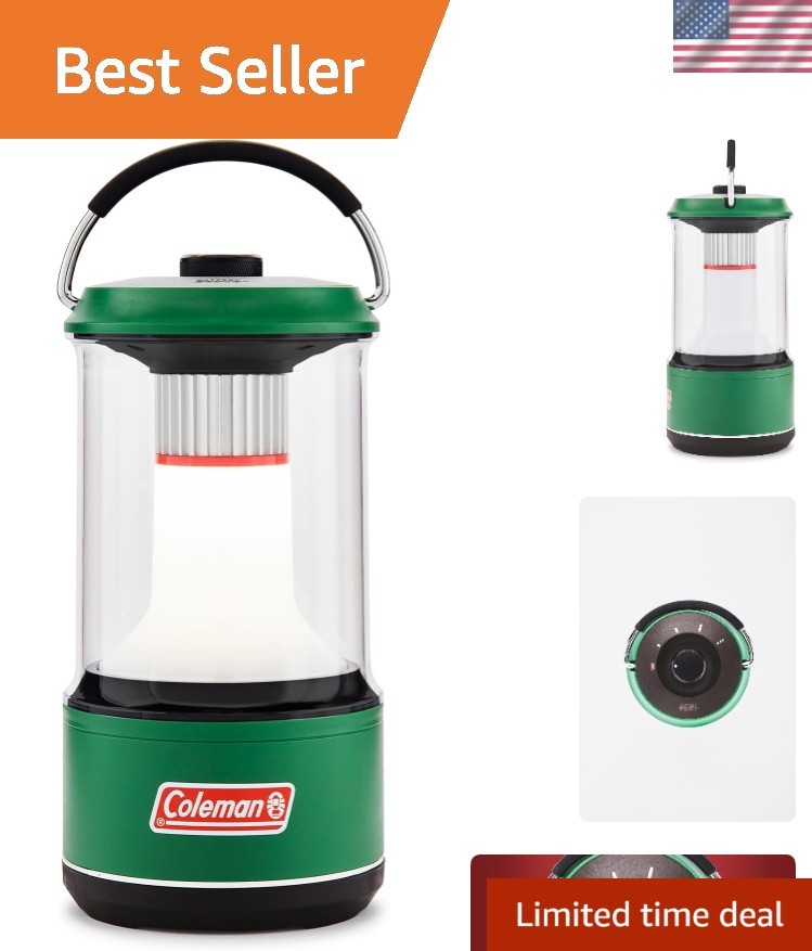 Water-Resistant 1000L LED Lantern with Lifetime Bulbs for Camping & Emergencies