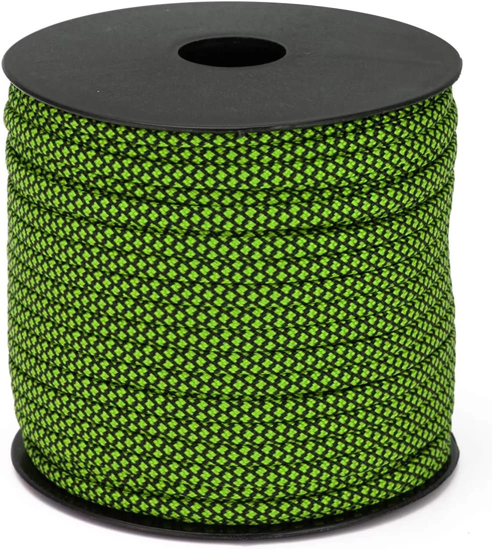 Diamond Pattern Paracord 550,5/32 in x 164 ft (4mm x 50m),7 Inner Strands/Parach
