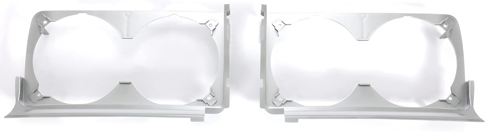 ABS Plastic Headlamp Housing Pair for 1971-1972 Oldsmobile 442 Cutlass Supreme