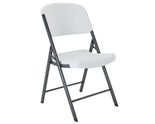 Lifetime Commercial grade White Folding 1 Single Chair