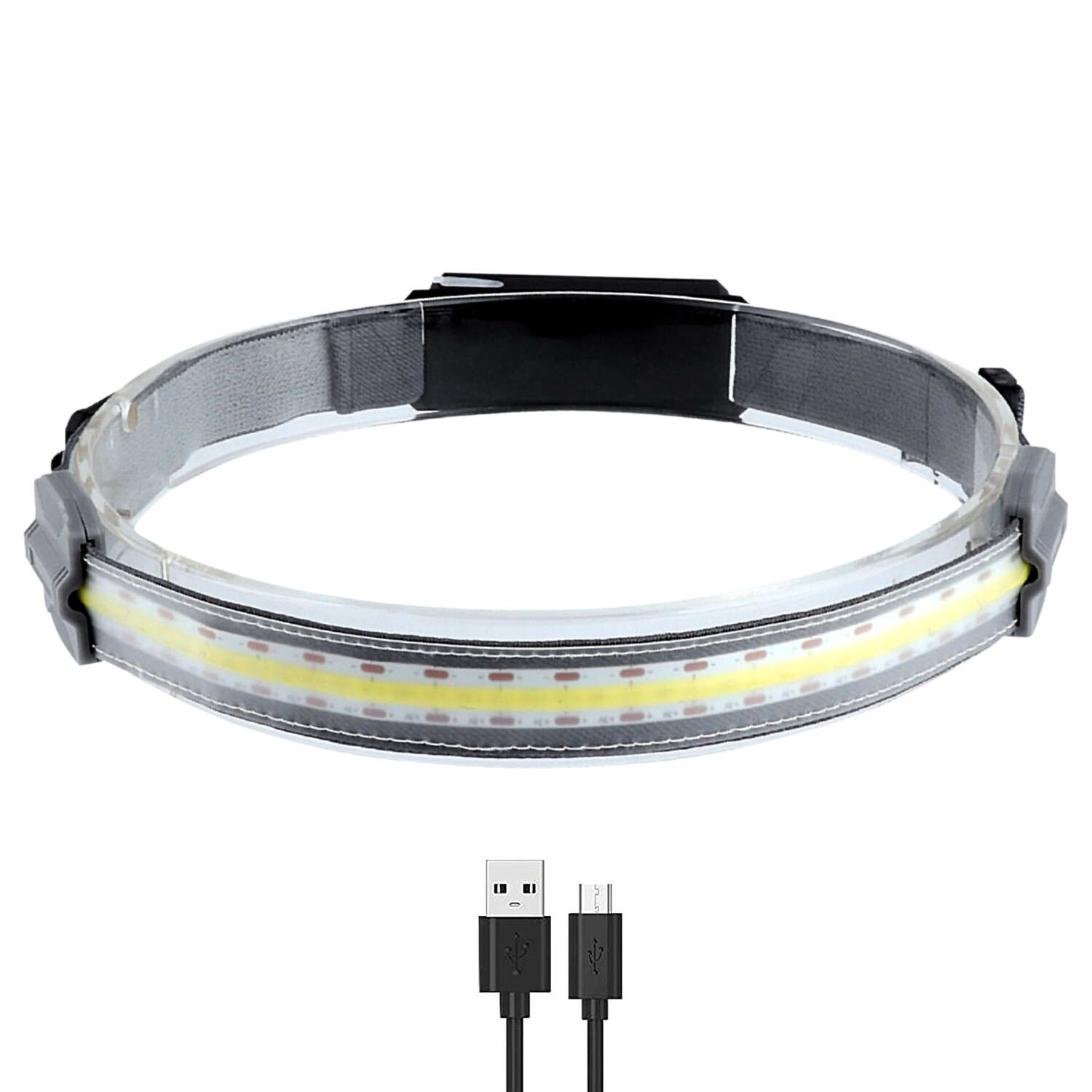 Battery LED Headlamp Headlights Torch Flashlight Work Light Bar Head Band Lamp