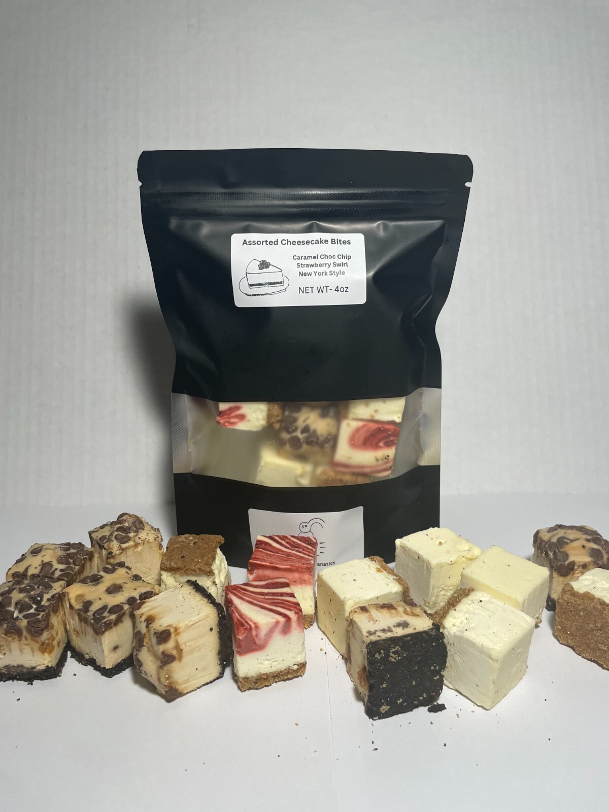 Freeze Dried Members Mark 4oz Assorted Cheesecake Bites Made Fresh Each Order