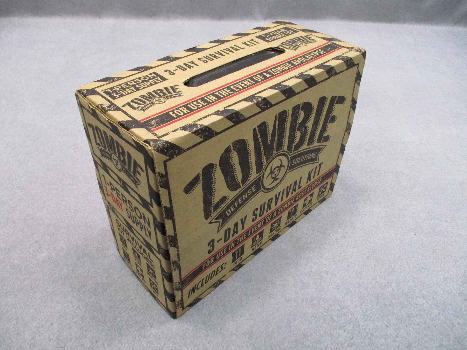 Zombie Defense Solutions 3-Day Survival Kit Emergency Preparedness Gear New