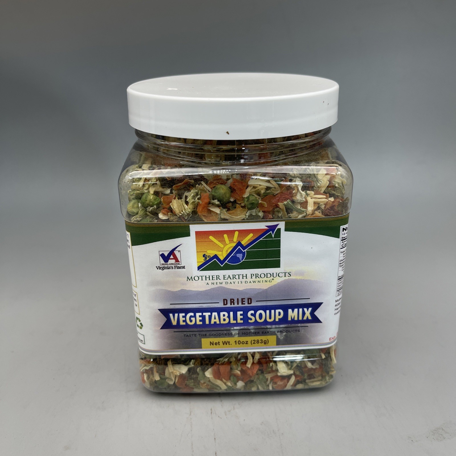 Dehydrated Vegetable Soup Mix Blend in Jar 10oz Exp 06/27