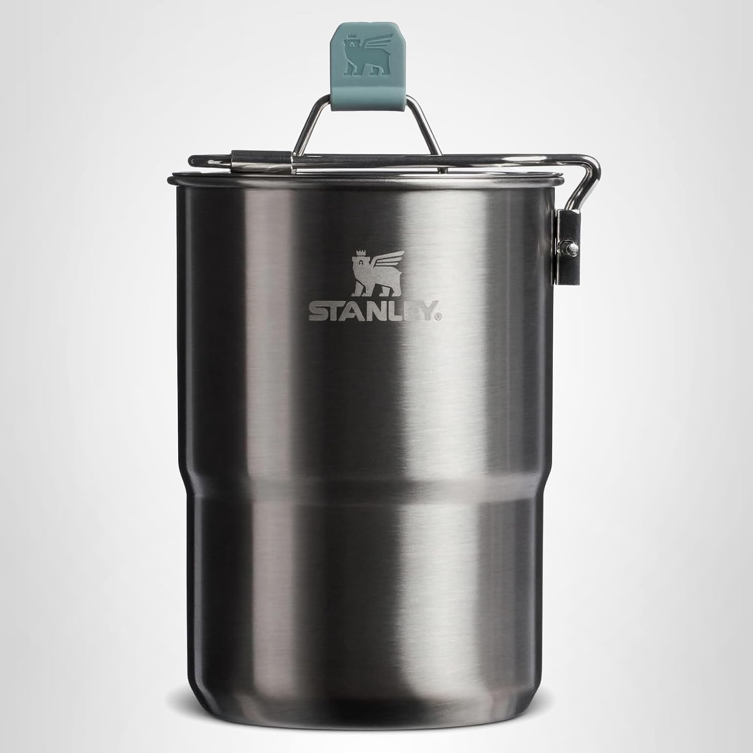 Wildfare Go 4-Piece Stainless Steel Two Cup Cook Set | 32 Oz Pot and Lid with Fo