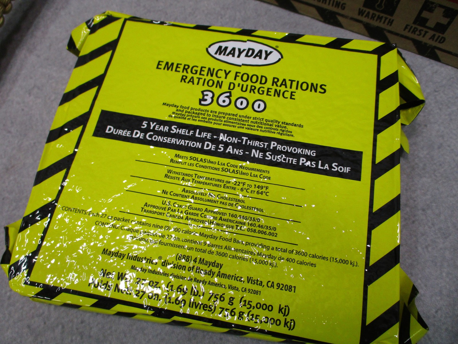 Zombie Defense Solutions 3-Day Survival Kit Emergency Preparedness Gear New