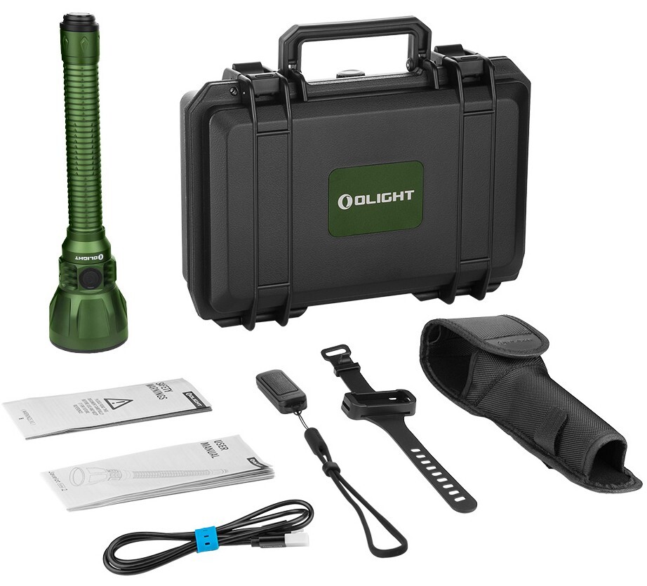 Olight Javelot Turbo 2 OD Green 1500 Meters Long Range Flashlight, 1800 Lumens