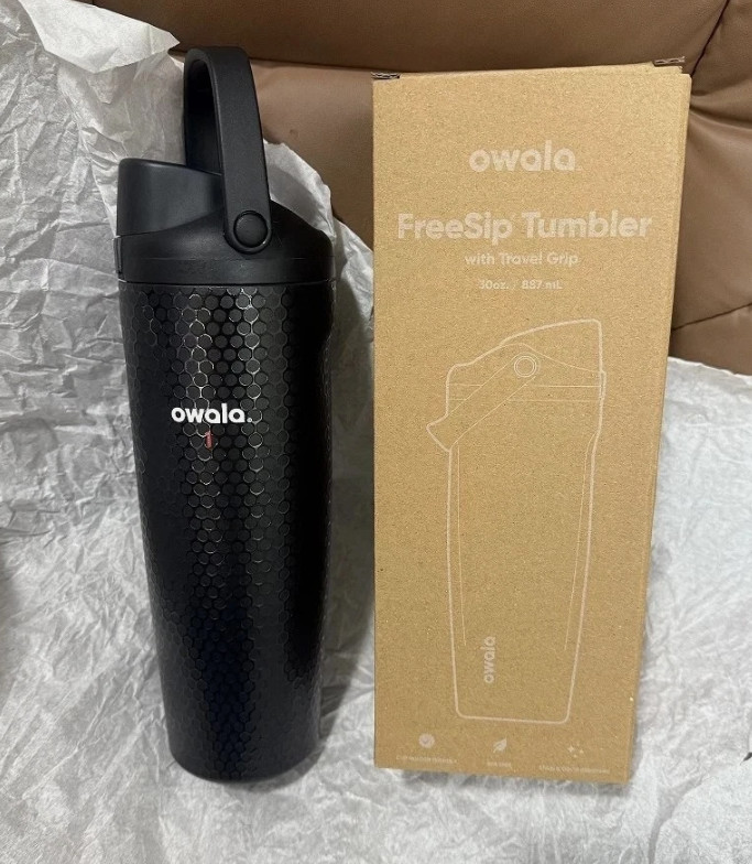Owala Fairways For Days FreeSip Golf Black Water Bottle 30oz New Gift – SALE