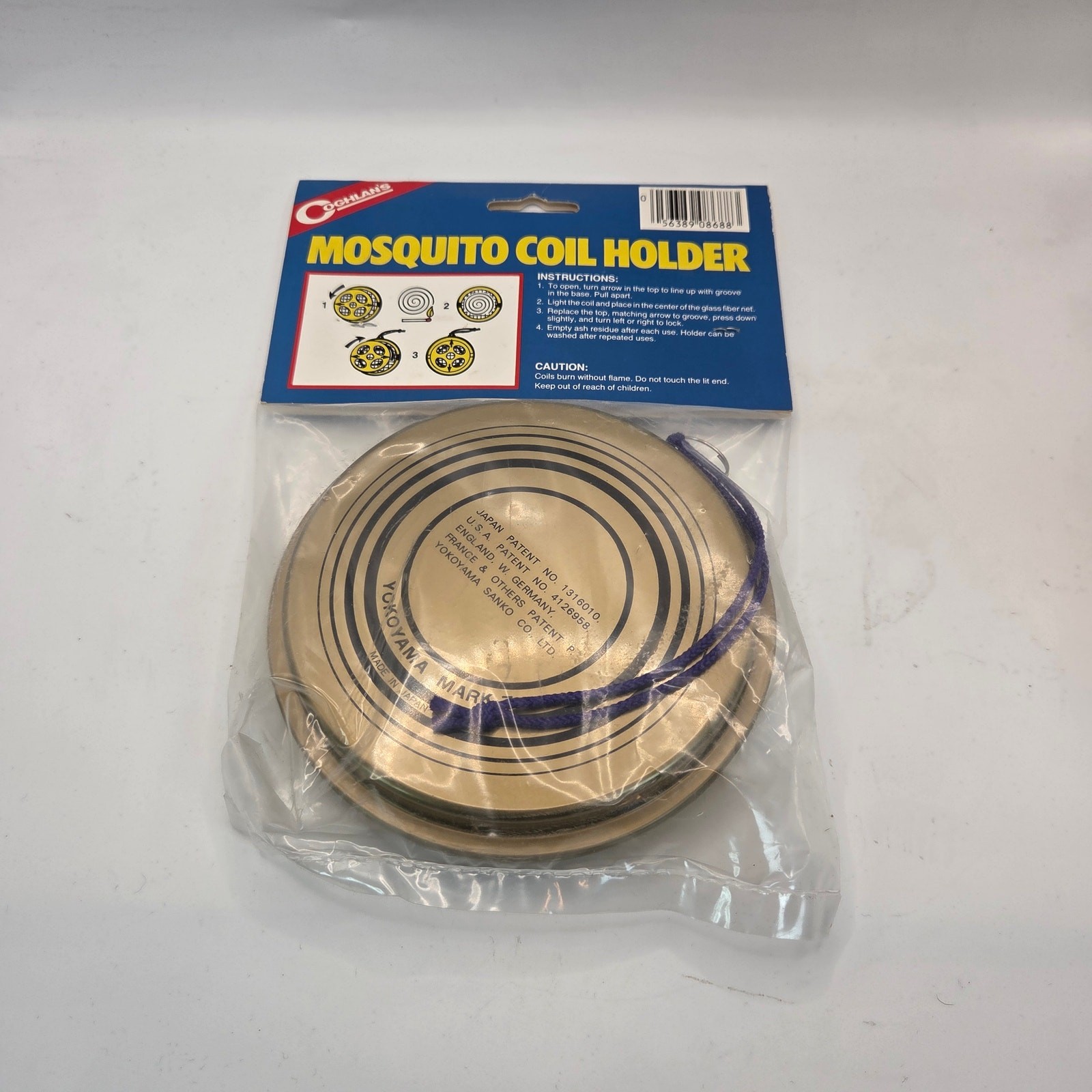 Vintage 1985 Coghlan’s Metal Coil Holder NOS Japan Made Camping Accessory