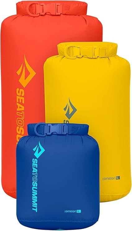 Sea to Summit Lightweight Dry Bag 3-Piece Set, 3L, 5L, and 8L