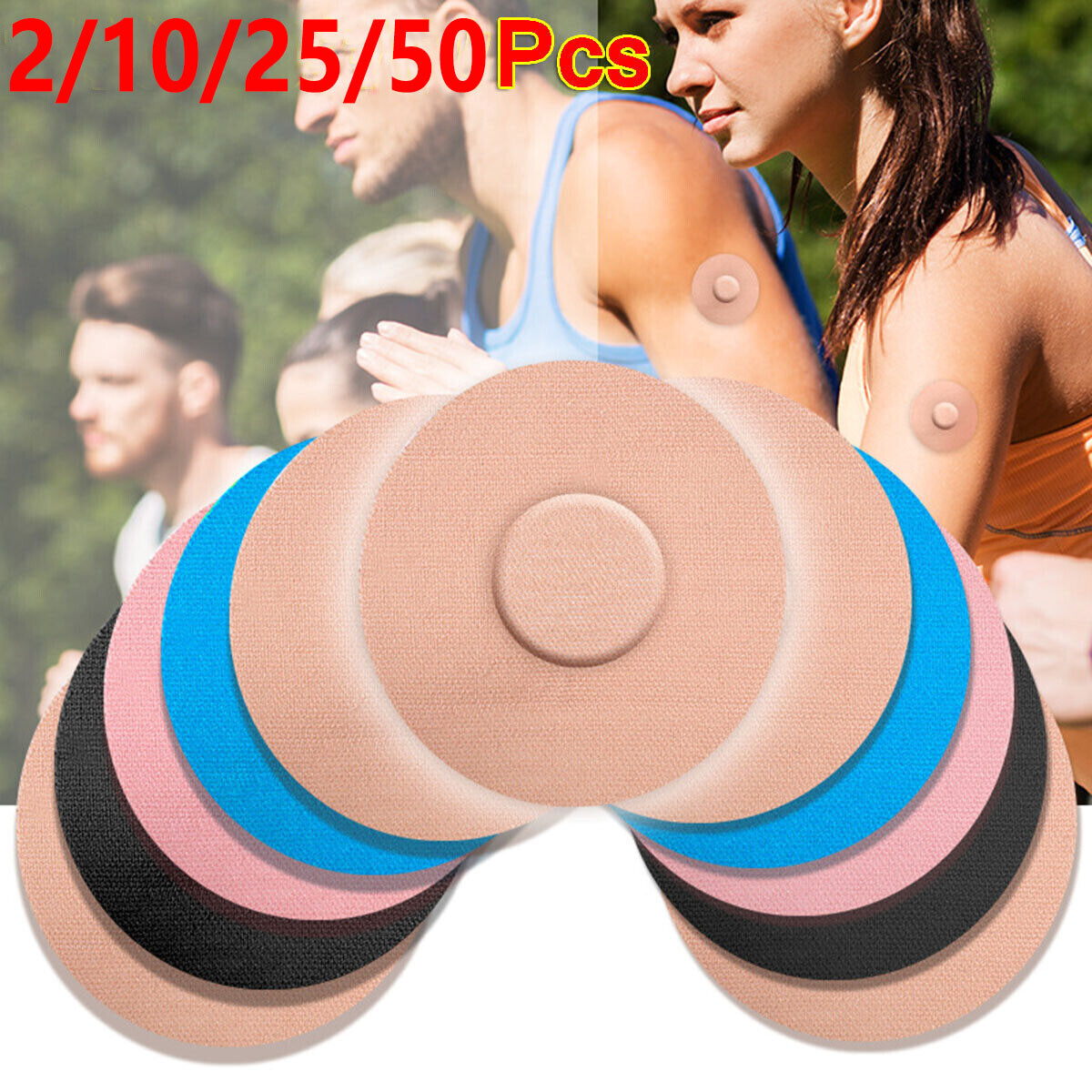 10/50x For Freestyle Libre Sensor Covers Waterproof Breathable Adhesive Patches