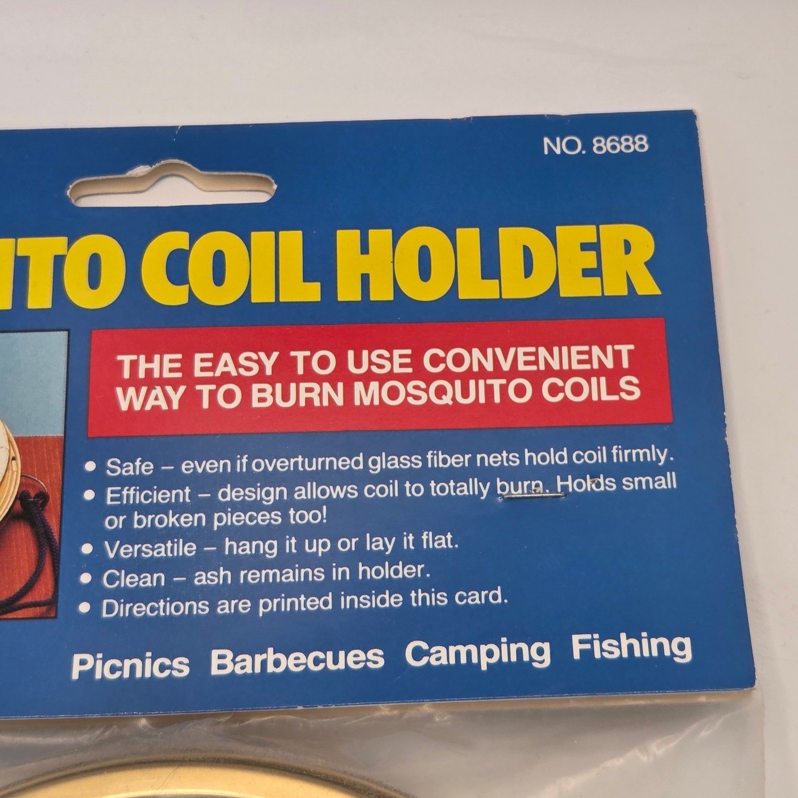 Vintage 1985 Coghlan’s Metal Coil Holder NOS Japan Made Camping Accessory