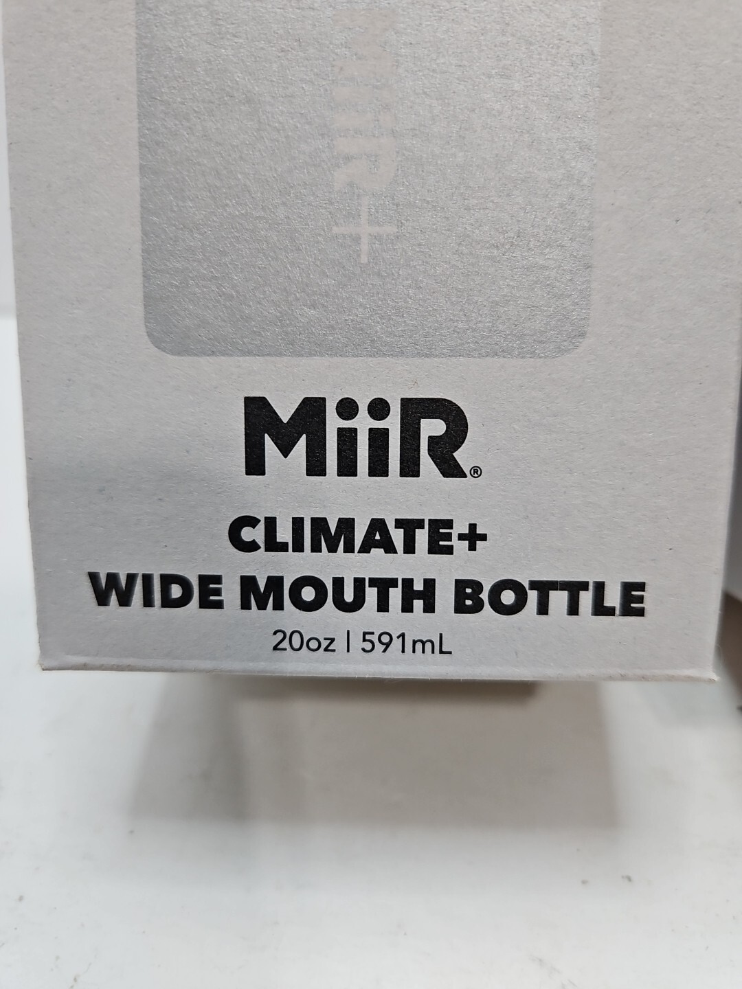 MiiR Climate+ Silver Wide Mouth Bottle 20 oz 591 ml Lot Of 2