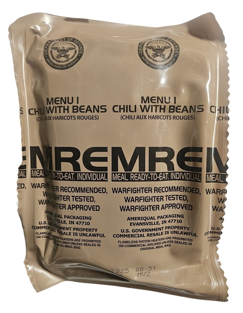 Authentic MRE [Meals, Ready to Eat] – You Choose Menu – 2026-27 Inspection Date