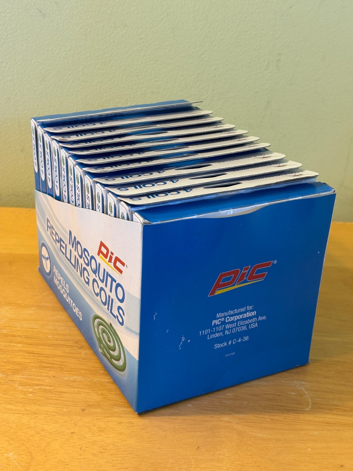 Lot Of 12 Packs Of Pic Mosquito Repelling Coils 4 Coils Each Pk Total 48 Coils