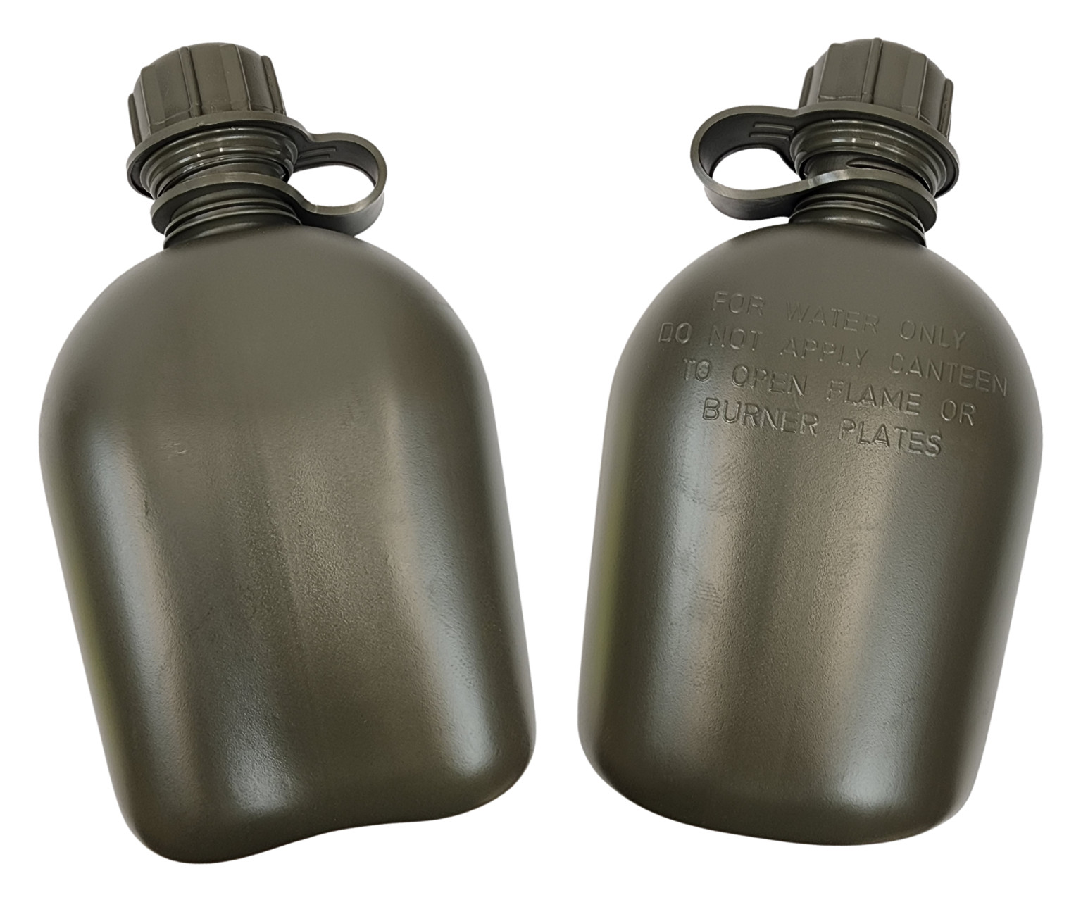 2 Pack 1 Quart Canteen Standard Issue Olive Drab Green – New *mocinc.1982*