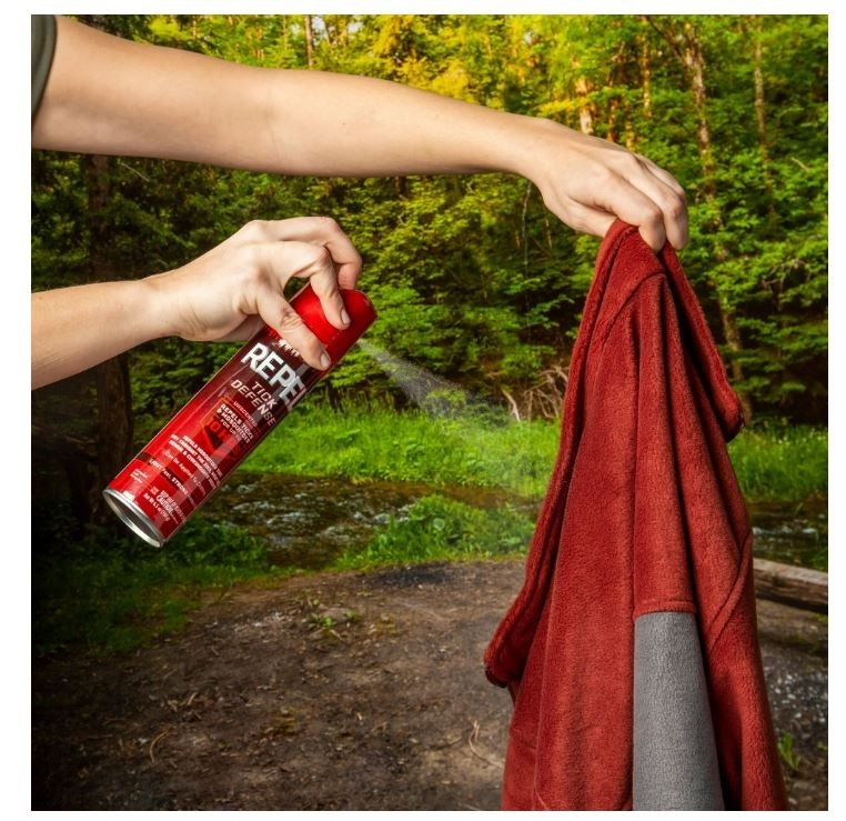 2 pack Repel Tick Defense Aerosol Insect Repellent w/ 15 Percent Picaridin, 6.