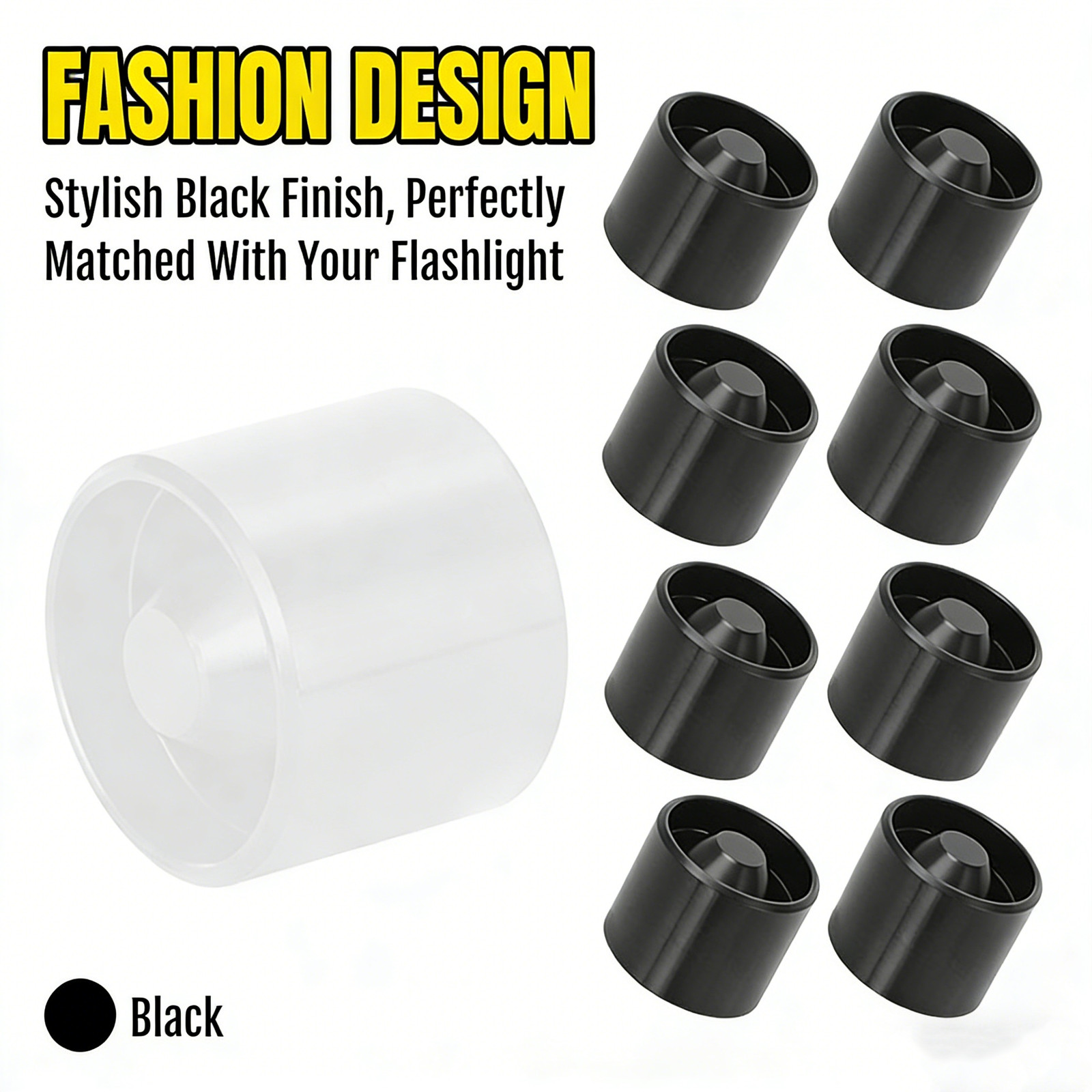 For Maglite D Cell Dry Storage Hidden Cups , Anodized Aluminum Non Freeze Plugs