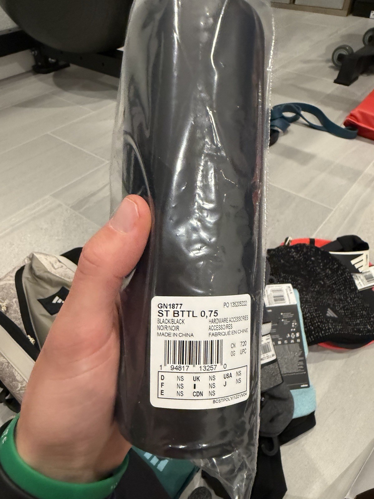 Adidas .75 Liter Bottle Black Athletic