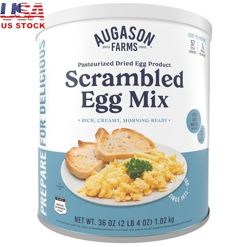 Gluten-Free Scrambled Egg Mix Powder Emergency Food Quick & Easy Cooking New