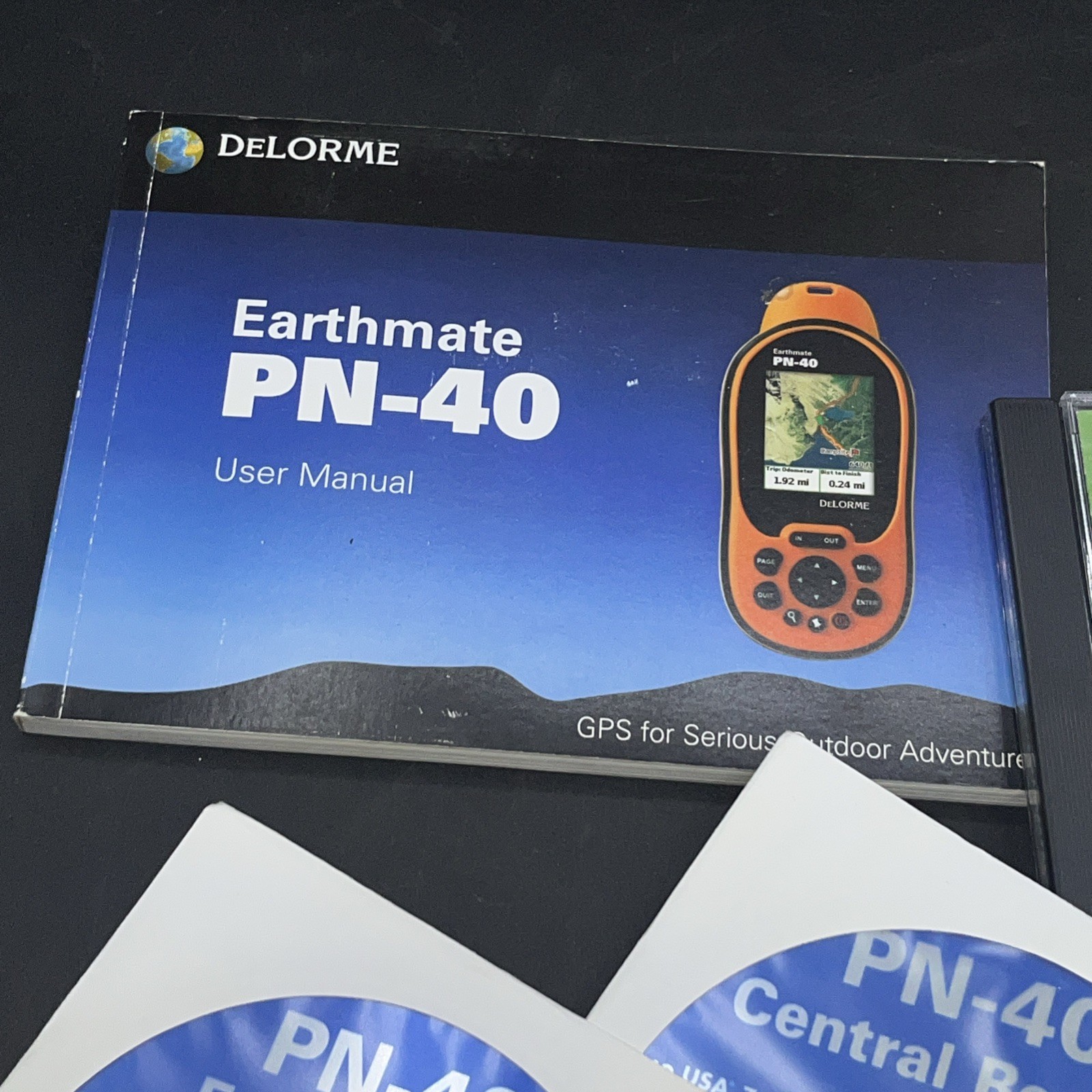 Delorme Earthmate PN-40 GPS Handheld Navigator w/ CDs And Manual