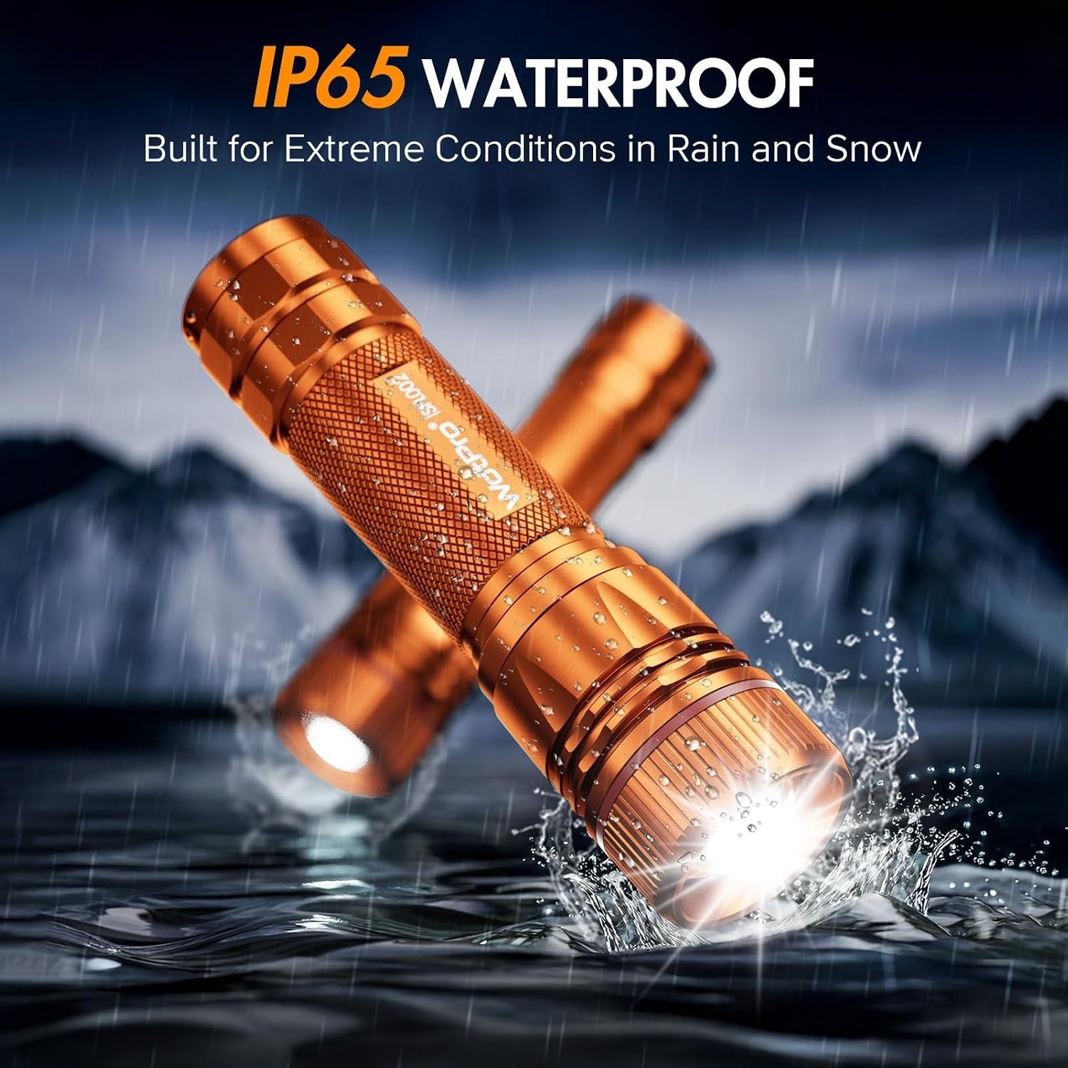 Ultra Bright 1000 Lumen Rechargeable Tactical Flashlight – Waterproof & Compact