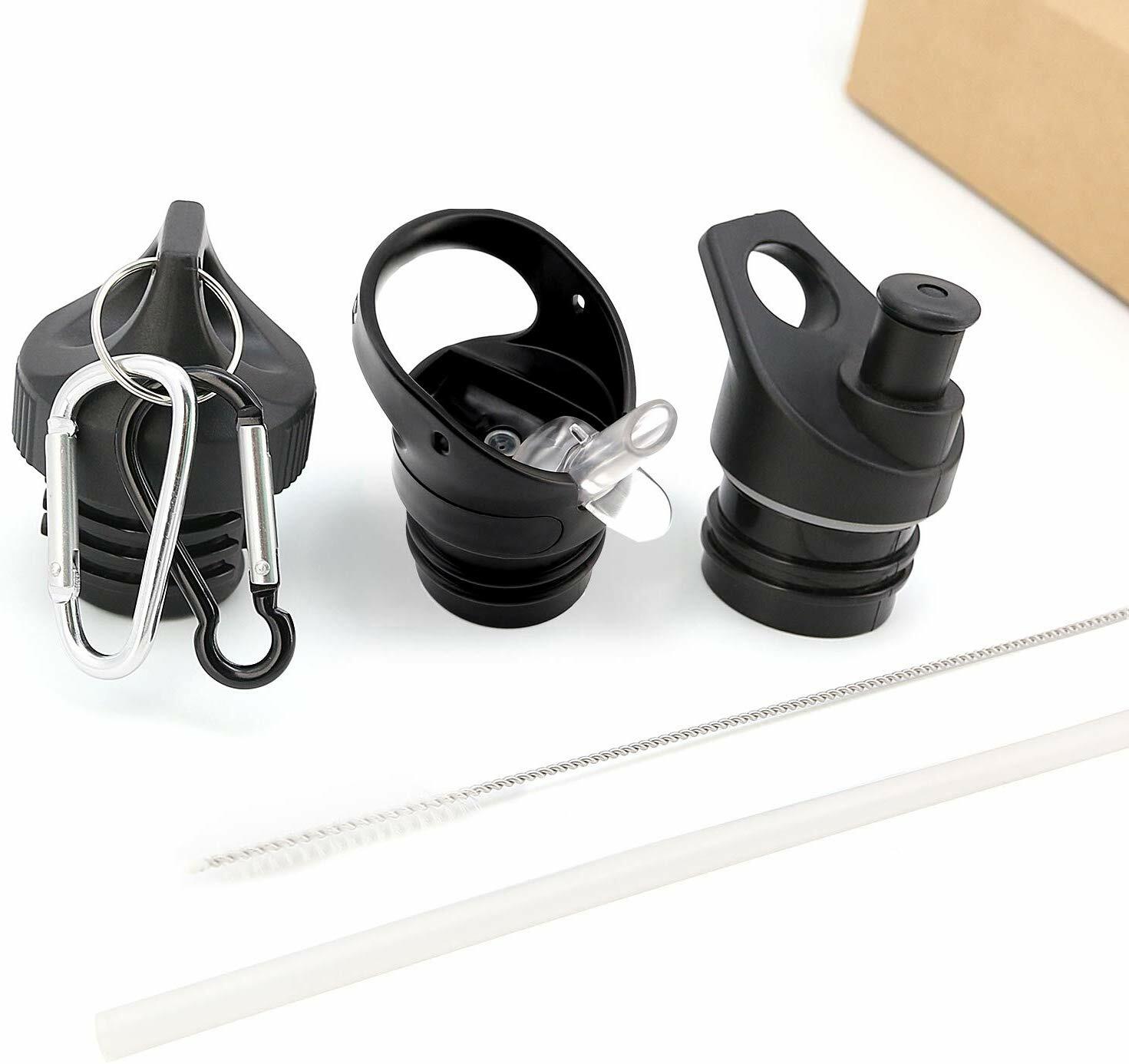 3 Pcs sport twist lid for Hydro Flask Standard Mouth Water Bottle 12,18,21,24 OZ