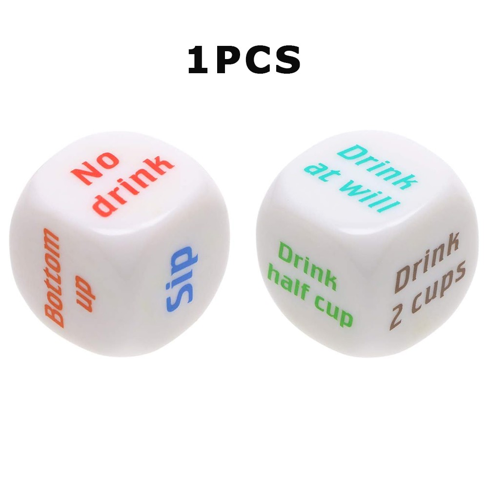 Precision-Made Robust Sturdy 1PCS 20mm English Drinking Game Dice fits Bar & KTV